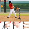 BaseGoal Baseball Tee for Kids,Batting Tee,Softball Tee,Youth Hitting Tee,Teeball Tee,Travel Tee,Easy Adjustable Height and Carry Bag view 4