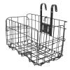 1 Pack Folding Rear Bike Basket Wire Mesh Fold-Up Detchable Front Bag Rear Hanging Bike Basket Bicycle Bag Cargo Rack for Mountain Bike Accessories Bike Frame Basket view 1