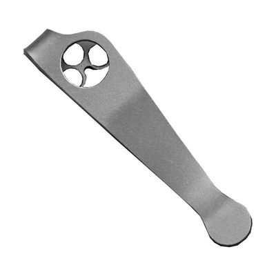 1PC Deep Carry Pocket Clip Fits for Spyderco C81 C223 Para3, CNC Titanium Back Clip (Size : Stone wash)