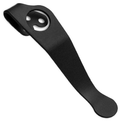 1PC Deep Carry Pocket Clip Fits for Spyderco C81 C223 Para3, CNC Titanium Back Clip (Size : Black)
