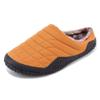 Zonkacen Man Woman Non Slip Memory Foam Warm Winter Home Shoes for Indoor Ourdoor Courtyard Skiing Snowball Fight Athletic Exercise Playing Snow New Year Orange 10 Men/11.5 Women view 1