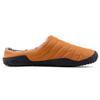 Zonkacen Man Woman Non Slip Memory Foam Warm Winter Home Shoes for Indoor Ourdoor Courtyard Skiing Snowball Fight Athletic Exercise Playing Snow New Year Orange 10 Men/11.5 Women view 3