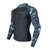 Bestgift Men's Wetsuit Full Body Sun Protection Surfing Suit Wetsuit Long Sleeve Long Trousers Black top 3XL view 1