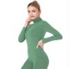 Liang Rou Women's Mock Turtleneck Ultrathin Long Sleeve Thermal Baselayer Undershirt Top Green X-Large view 2