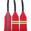 BESPORTBLE 3pcs Kayak Towing Flags Bright Reflective Safety Flags for Kayak Canoe Boat Lightweight Design Easy Attach Webbing Straps for Enhanced Visibility view 1