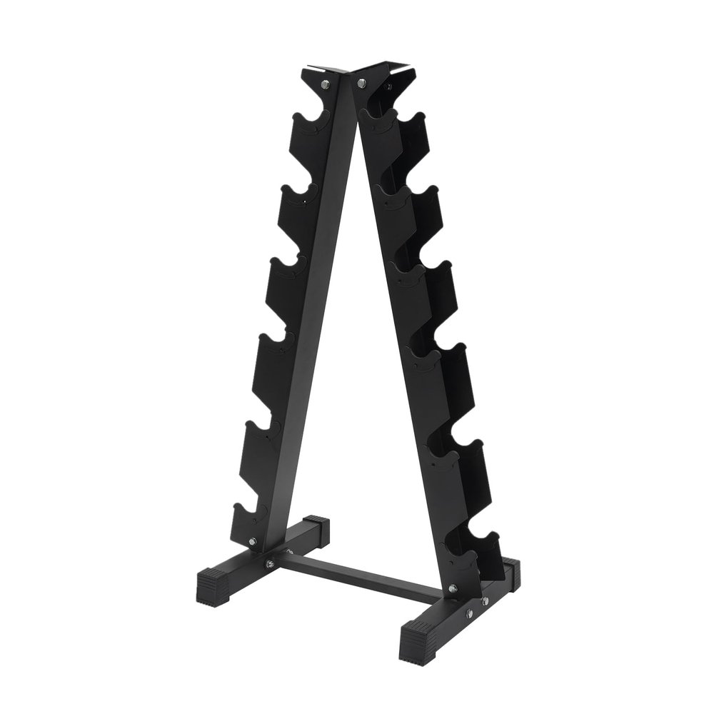 6-Tier Weight Rack for Dumbbell - Strength Training Dumbbell Rack Stand Only - Home Gym Storage Racks - 40" H, 660 lbs Weight Capacity (Black)