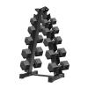 6-Tier Weight Rack for Dumbbell - Strength Training Dumbbell Rack Stand Only - Home Gym Storage Racks - 40" H, 660 lbs Weight Capacity (Black) view 3