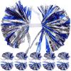 BESPORTBLE Cheering Pompoms 6pcs Metallic Cheerleading Cheer Pom Poms Cheerleader Pompoms Wristband for Team Sports Game Dance Dress Performance Party Cheering Squad Pompoms view 1
