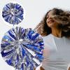 BESPORTBLE Cheering Pompoms 6pcs Metallic Cheerleading Cheer Pom Poms Cheerleader Pompoms Wristband for Team Sports Game Dance Dress Performance Party Cheering Squad Pompoms view 2