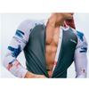 Bestgift Men's Wetsuit Full Body Sun Protection Surfing Suit Wetsuit Long Sleeve Long Trousers Black White top XXL view 2