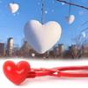 Heart Shape Snowball Maker Toys Love Heart Snowball Maker Clip Snow Brick Maker Sand for Snow Fights (Red) view 4