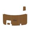 Algasan Boat EVA Faux Teak Decking Floor Compatible with 2002 Rinker 270 Swim Platform Step Pad Boat EVA Foam Faux Teak Deck Floor Mat view 1