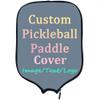 LMPTOEI Customized Padded Pickleballs Protection Custom Pickleballs Paddles Cover, Neoprenes Cover Paddle Case with Personalized Image Text Logo, Fits Most Rackets, SlateGray view 1