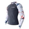 Bestgift Men's Wetsuit Full Body Sun Protection Surfing Suit Wetsuit Long Sleeve Long Trousers Grey top 3XL view 1