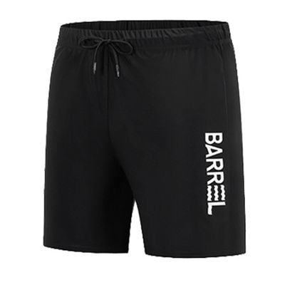 Bestgift Men's Wetsuit Full Body Sun Protection Surfing Suit Wetsuit Long Sleeve Long Trousers Black Shorts 3XL