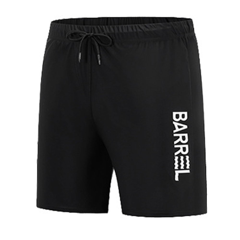Bestgift Men's Wetsuit Full Body Sun Protection Surfing Suit Wetsuit Long Sleeve Long Trousers Black Shorts 3XL