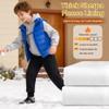 BIG ELEPHANT Boys Girls Fleece Lined Sweatpants, Winter Warm Soft Cotton Elastic Waist Kids Jogger Pants with Pockets view 4