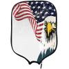 LMPTOEI Personalized Padded Pickleballs Protection, Customized Pickleballs Paddle Cover Rackets Cover, Fits Most Paddle, 8.5"x11.5", Yellow view 2