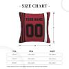Cokpet Atlanta Throw Pillow Covers Custom Football Style Pillows Case Personalized Any Name and Number Pillow Cover Fans Gifts for Men Women Youth Boy view 3