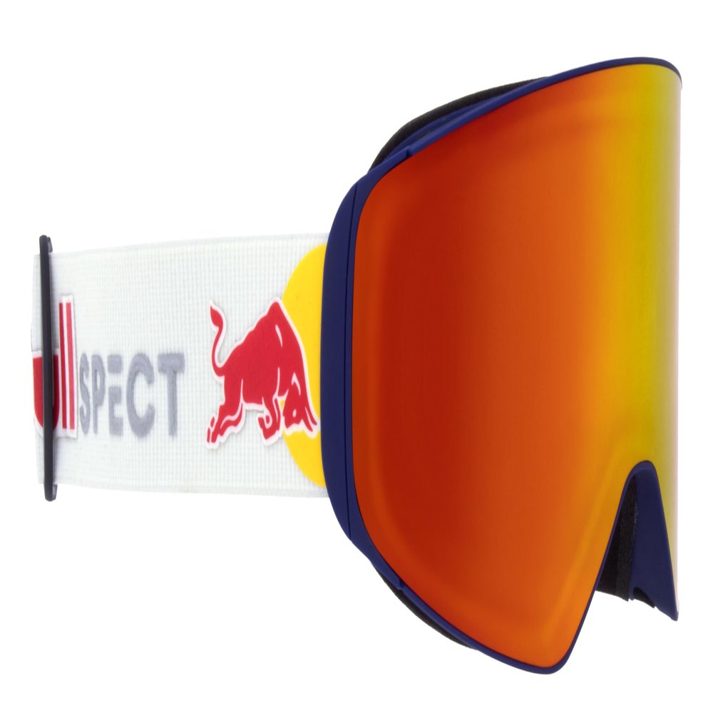 Red Bull Spect Eyewear Snow Goggle JAM-06, blue/brown with red mirror