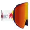 Red Bull Spect Eyewear Snow Goggle JAM-06, blue/brown with red mirror view 1