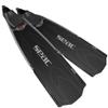 SEAC W-22, Long Freediving Fins with Interchangeable Blade, Made in Italy, Black/Red, 11-12 view 1