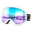 LOEO Ski Goggles, Snowboarding Goggles for Men, Women, Adult, Youth and Over 15 Years, Snow Skiing Goggles view 1