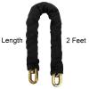 Yarlung 2 Feet Hardened Steel Security Chain, 10KS 3/8" Thick Heavy Duty Square Link Chain for Bikes, Motorcycles, Protected from Prying, Sawing, and Cutting view 2