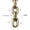 Yarlung 2 Feet Hardened Steel Security Chain, 10KS 3/8" Thick Heavy Duty Square Link Chain for Bikes, Motorcycles, Protected from Prying, Sawing, and Cutting view 3