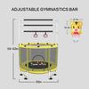 BLINWORLD Trampoline for Kids, 55Inch Adjustable Baby Toddler Trampoline with Basketball Hoop, 440lbs Indoor Outdoor Toddler Trampolin with Enclosure (Light Yellow) view 4