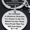 Kivosliviz Pilot Keychain for Men Women Birthday Gifts for Pilots Aviation Flight Attendant Keychain view 3