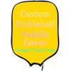 LMPTOEI Customized Padded Pickleballs Protection Custom Pickleballs Paddle Cover Design You Photo Text Logo, Fits Most Pickleballs Paddles, 8.5x11.5 Inches, Gold view 1