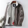 Bluelans Men's Full-Zip Polar Fleece Jacket Winter Fleece Jacket with Pocket Thick Warm Heat Retention Outdoor Coat for Men Grey L view 4