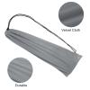 PATIKIL Badminton Racquet Cover Bag, Soft Badminton Racket Pouch Velvet Lining with Drawstring Double Shoulder Strap Lightweight, Grey view 3