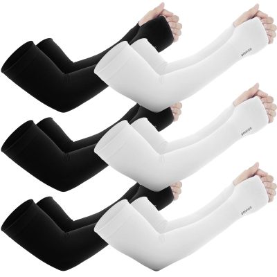 GOUNOD Gardening Sleeves to Cover Arms for Women with Thumb Holes-Sun Protection SPF Cooling Driving UV Blocking