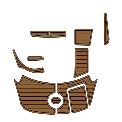 Algasan Boat EVA Faux Teak Decking Floor Compatible with Sea Ray 200 SD Swim Platform Pad Boat EVA Foam Faux Teak Deck Floor Mat Flooring