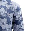 DGKaxiyaHM Men's Quick Dry Hiking Printed Jackets Breathable Hooded Plus Size Coats Durable Casual Zipper Outerwear (Navy Blue 2,Medium) view 3