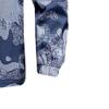 DGKaxiyaHM Men's Quick Dry Hiking Printed Jackets Breathable Hooded Plus Size Coats Durable Casual Zipper Outerwear (Navy Blue 2,Medium) view 4