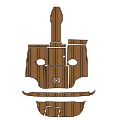 Algasan Boat EVA Faux Teak Decking Floor Compatible with 2001 Sea Ray 230 BR Swim Platform Cockpit Pad Boat EVA Foam Teak Deck Floor Mat