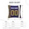 Cokpet Baltimore Throw Pillow Covers Custom Football Style Pillows Case Personalized Any Name and Number Pillow Cover Fans Gifts for Men Women Youth Boy view 3