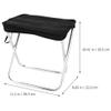 BESPORTBLE Travel Stool Folding Camping Bench Portable Outdoor Chair for Fishing Camping Lightweight Design view 3