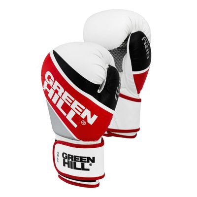Green Hill F120 Boxing Gloves for Men & Women | Boxing Gloves Men | Boxing Gloves Women | Punching Gloves | Muay Thai Gloves | Kickboxing Gloves | MMA Gloves | Muay Thai | MMA (14 OZ), White