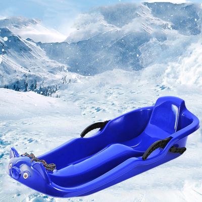 Two-Handle Children's Sledges, Two-Person Padded Sledges, Frost-Resistant and Wear-Resistant Sledges, Sledges with Backrests