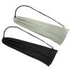 PATIKIL Badminton Racquet Cover Bag, 2 Pack Soft Badminton Racket Pouch Velvet Lining with Drawstring Double Shoulder Strap Lightweight, Grey/Black view 1