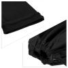 PATIKIL Badminton Racquet Cover Bag, 2 Pack Soft Badminton Racket Pouch Velvet Lining with Drawstring Double Shoulder Strap Lightweight, Grey/Black view 4