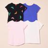 Amazon Essentials DC Toddler Girls' Short-Sleeve T-Shirts, Pack of 4, Wonder Woman World, 3T view 3