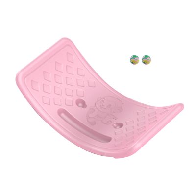 Keenso Balance Seesaw Board, Plastic for Kids Toddlers Teens Balance Training Board with Elastic Ball ()