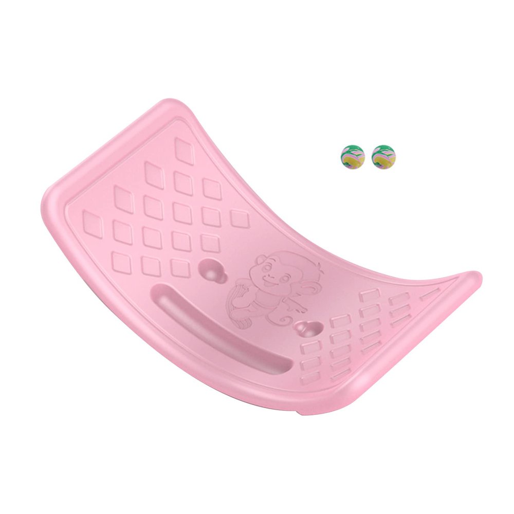Keenso Balance Seesaw Board, Plastic for Kids Toddlers Teens Balance Training Board with Elastic Ball ()