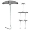 Sosoport 6pcs Tent Stake Puller Multi-Function Tool for Extracting Tent Pegs Canopy Installation and Outdoor Activities Camping Accessory for Enthusiasts view 1