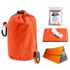 Emergency Tent,PE Aluminum Film Emergency Survival Shelter Tent, 61.8 X 96.4inch Waterproof 2-Person Thermal ShelterWeather-Resistant for Hiking Camping and Emergency Preparedness view 1